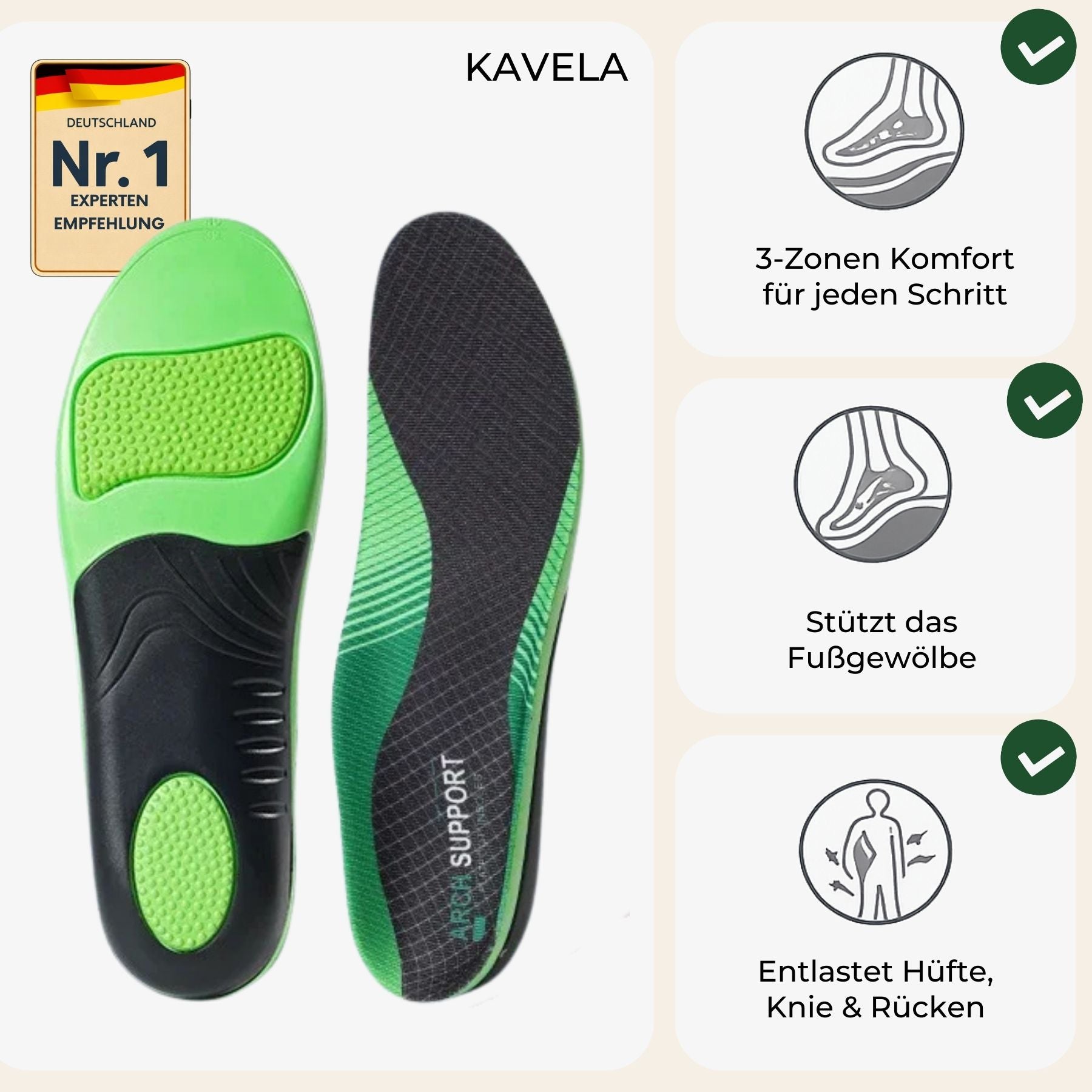 Kavela Komfort-Sohle 2.0